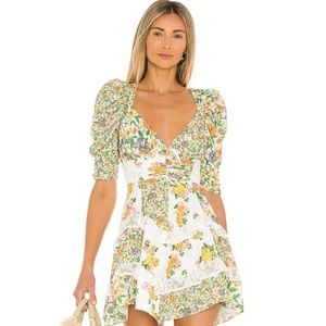 For Love & Lemons Rosalyn Mini Dress